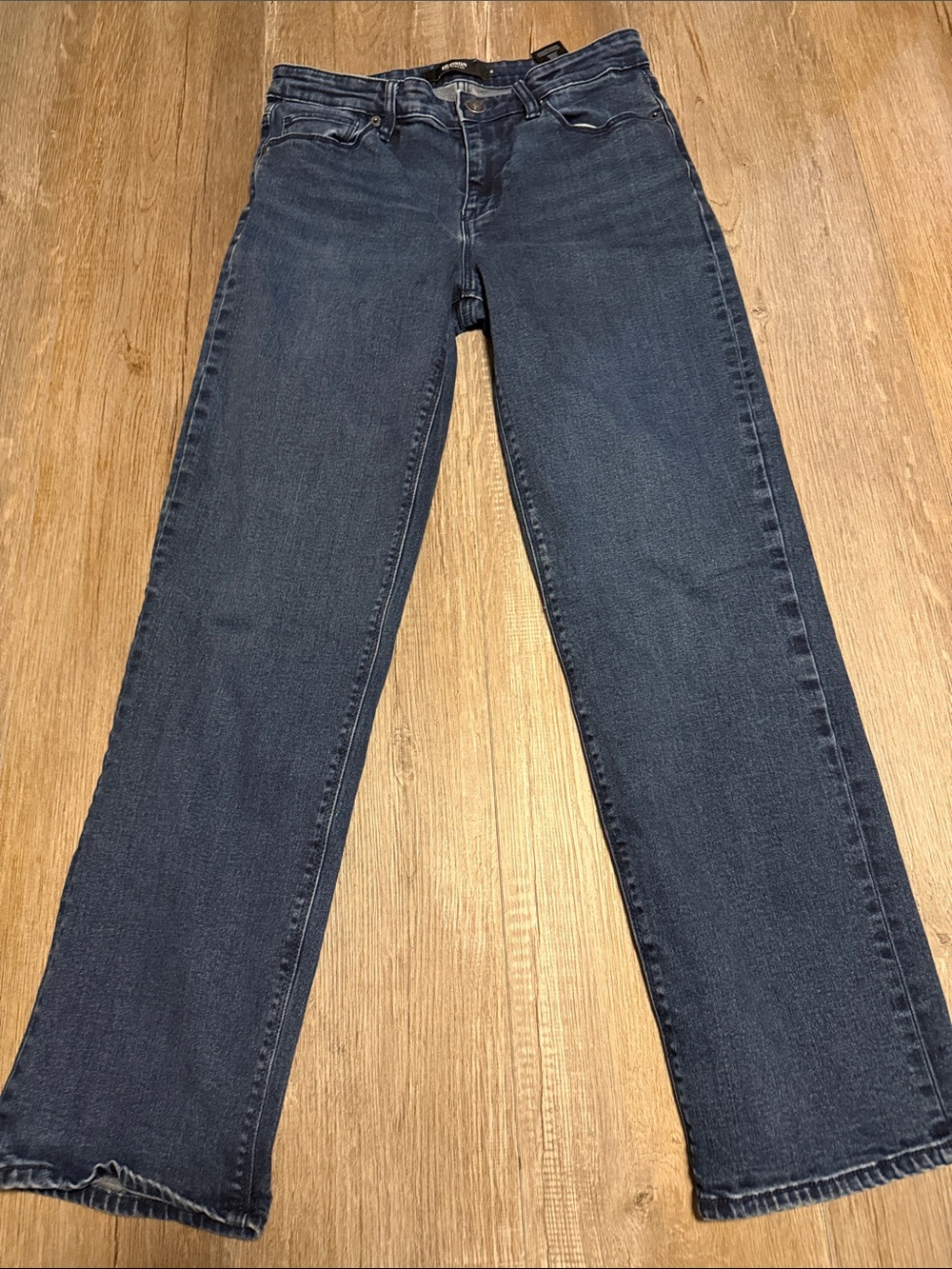 Hudson Los Angeles Classic Straight-Leg Women's Jeans in Dark Blue